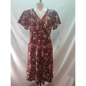 NEW Target  Ingrid Isabel Maternity Floral Print  Woven Maternity Dress Medium